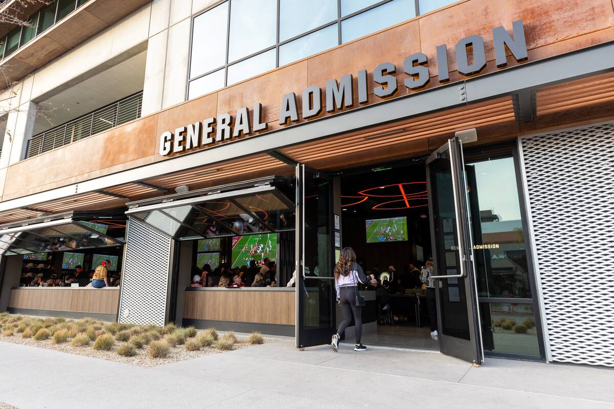 The exterior of General Admission sports bar in the UnCommons development in southwest Las Vega ...