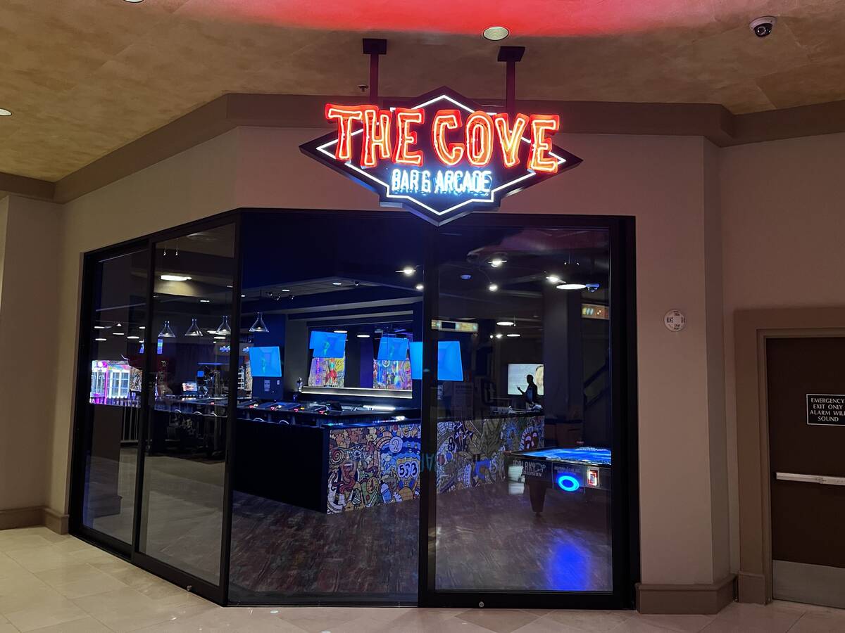 The Cove, a bar and arcade venue at Treasure Island, opened in February. (Treasure Island)