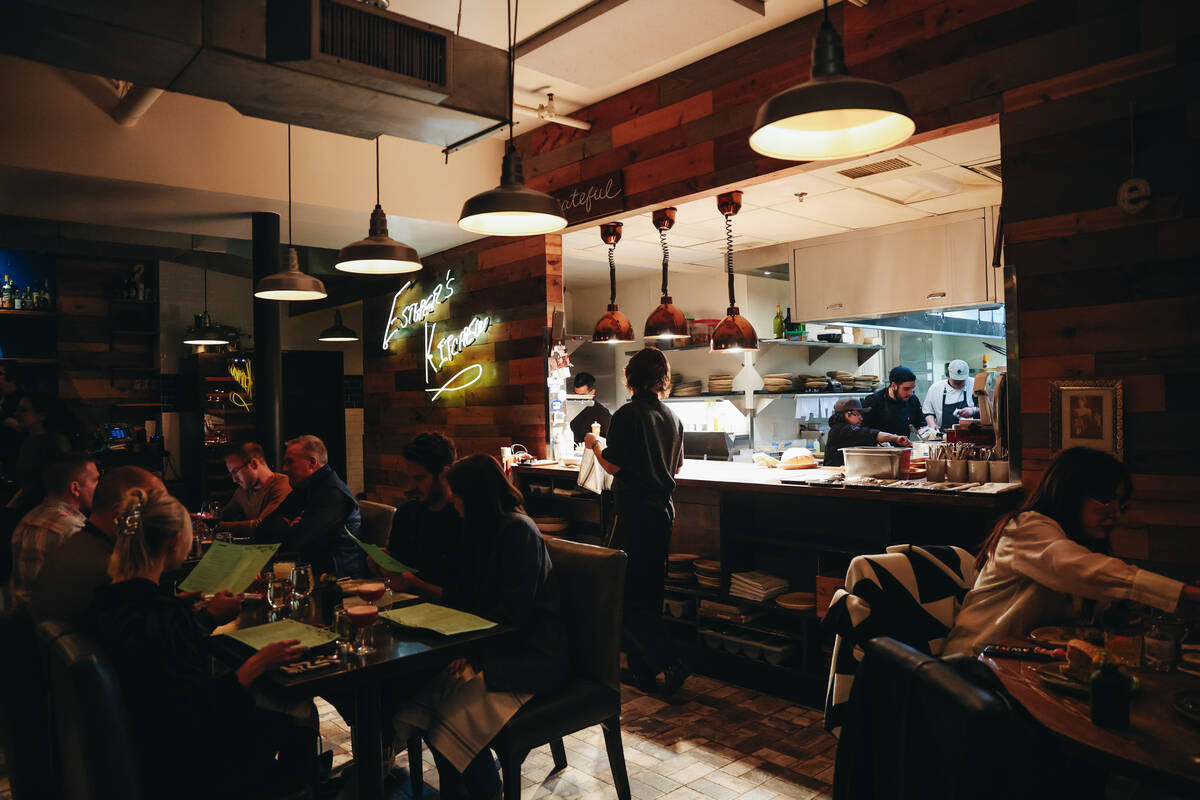 People dine at Esther’s Kitchen on the last night of service before moving to a new space, on ...