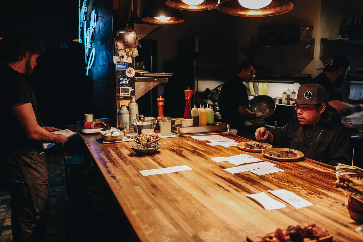 Food is prepared at Esther’s Kitchen on the last night of service before moving to a new spac ...