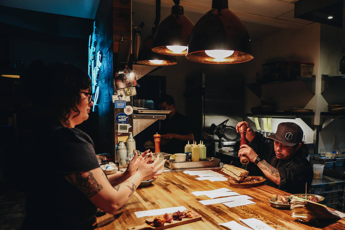 Food is prepared at Esther’s Kitchen on the last night of service before moving to a new spac ...