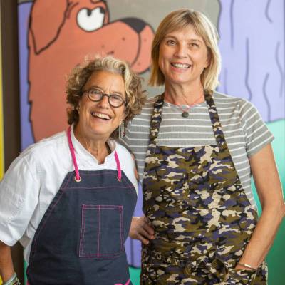 Susan Feniger, left, and Mary Sue Milliken, the James Beard Award-winning chef team, cookbook a ...