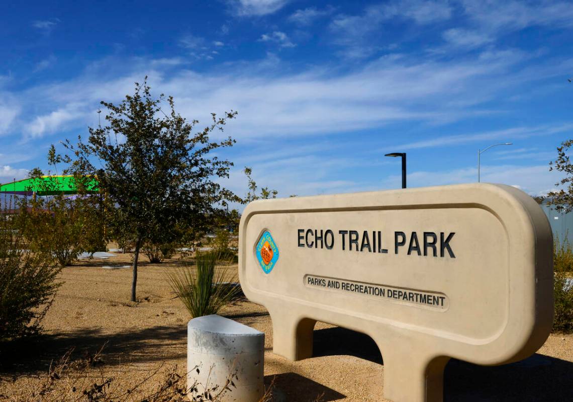 Echo Trail Park pictured, on Tuesday, March 5, 2024, in Las Vegas. County commissioners approve ...