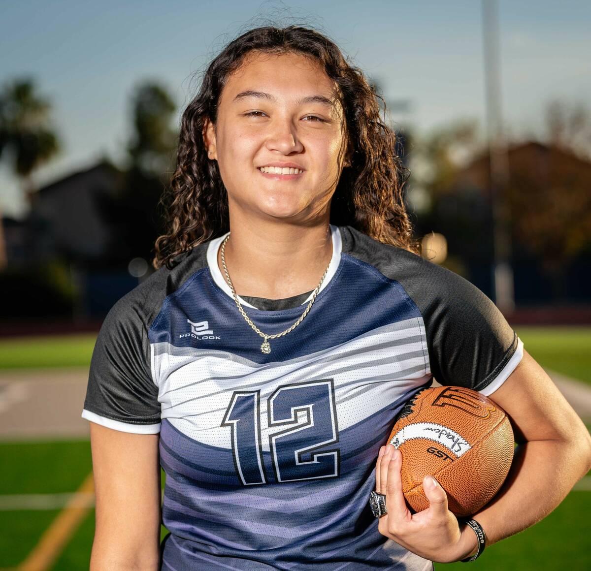 Shadow Ridge's Jaylani Palmer is a member of the Nevada Preps All-Southern Nevada flag football ...