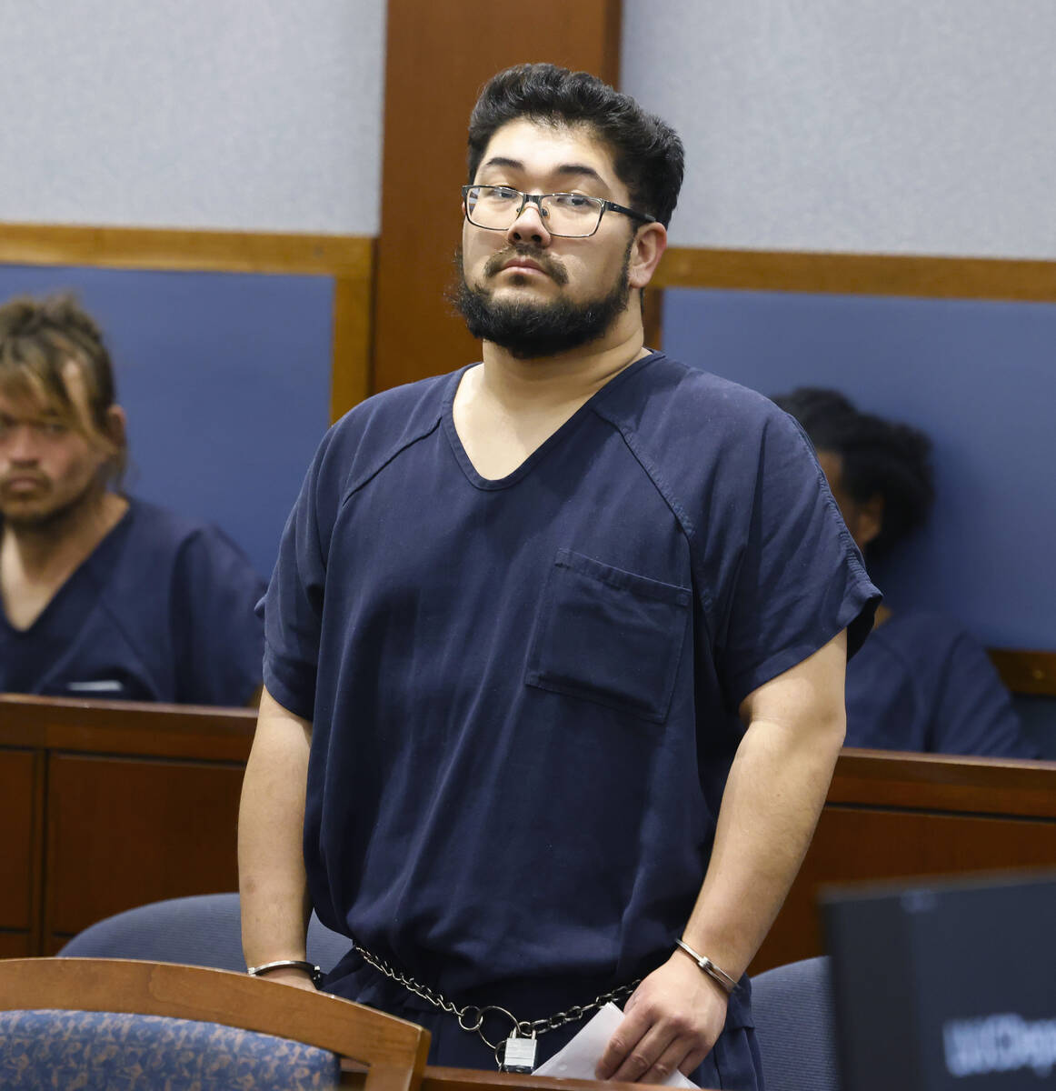 Bryce Tokunaga, a family court marshal accused of sex trafficking, appears in court at the Regi ...