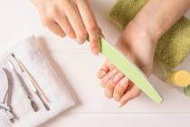 Buffing and filing nails should be done gently, and not too frequently, to avoid causing damage ...