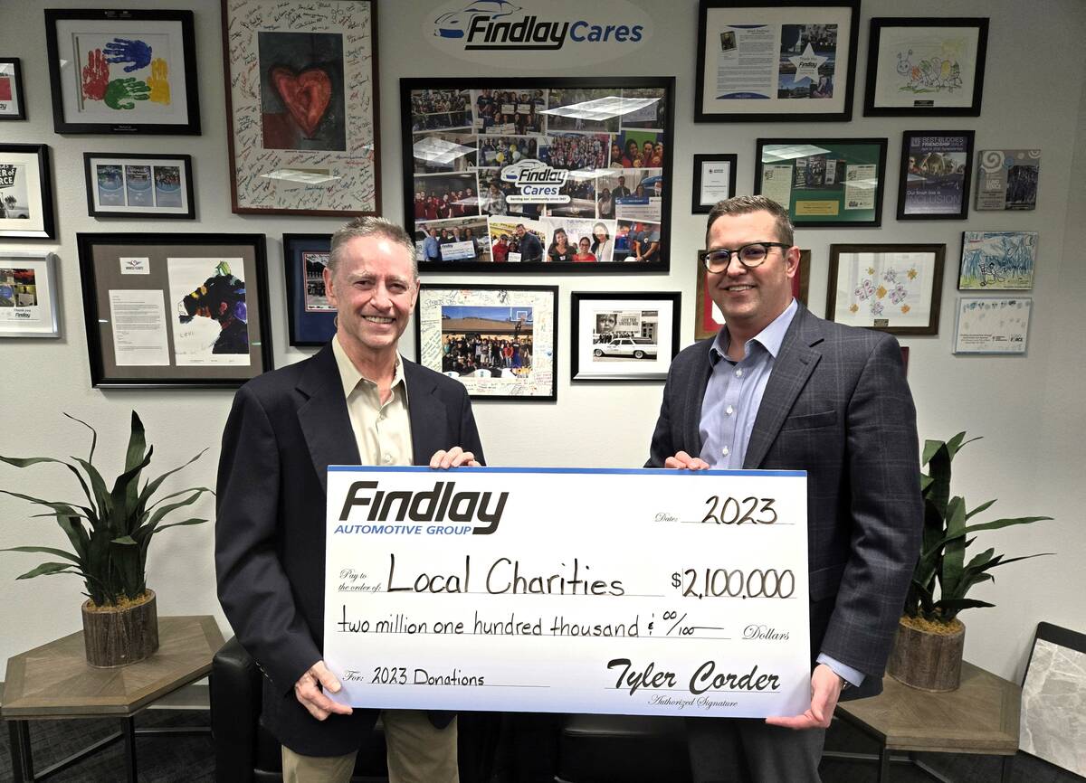 Caption: Findlay Automotive CFO Tyler Corder and Chief Accounting Officer Chad Leavitt.