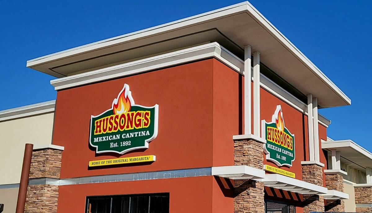 The exterior of the Hussong's Mexican Cantina planned to debut in late spring 2024 in Henderson ...