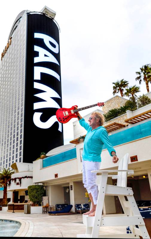 Rock star Sammy Hagar is opening "Sammy's Island" at the Palms pool this summer on We ...