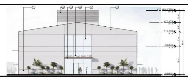 A rendering for the Summerlin Production Studios Project movie studio proposed to be built in s ...