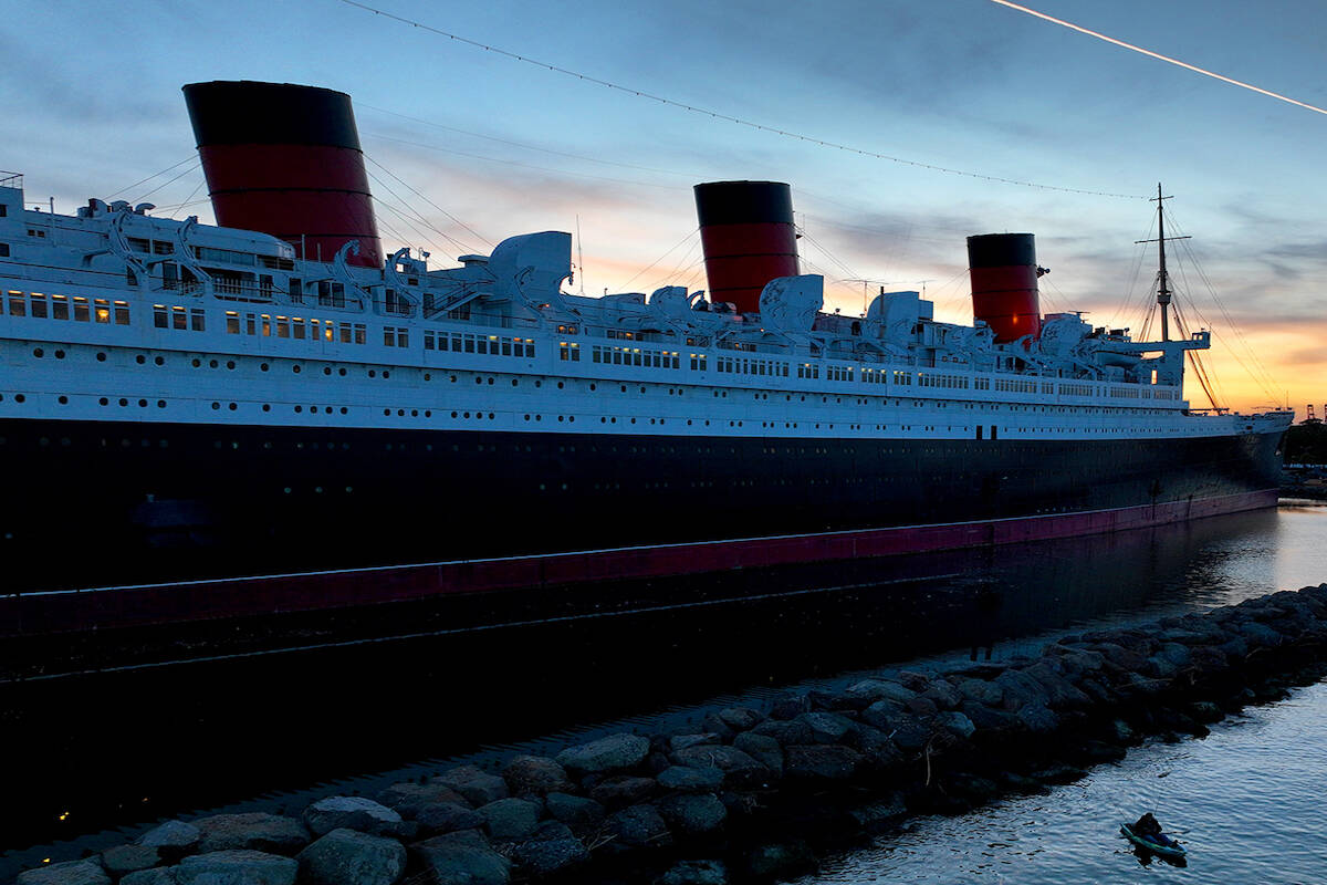 The historic Queen Mary in Long Beach. (Allen J. Schaben/Los Angeles Times/TNS)