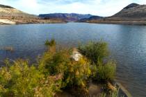 Boulder Harbor is seen at the Lake Mead National Recreation Area on Friday, Jan. 19, 2024, outs ...