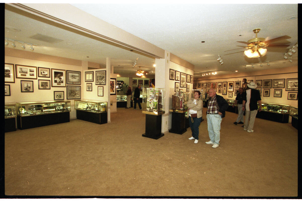 The interior of the Casino Legends Hall of Fame at the Tropicana.