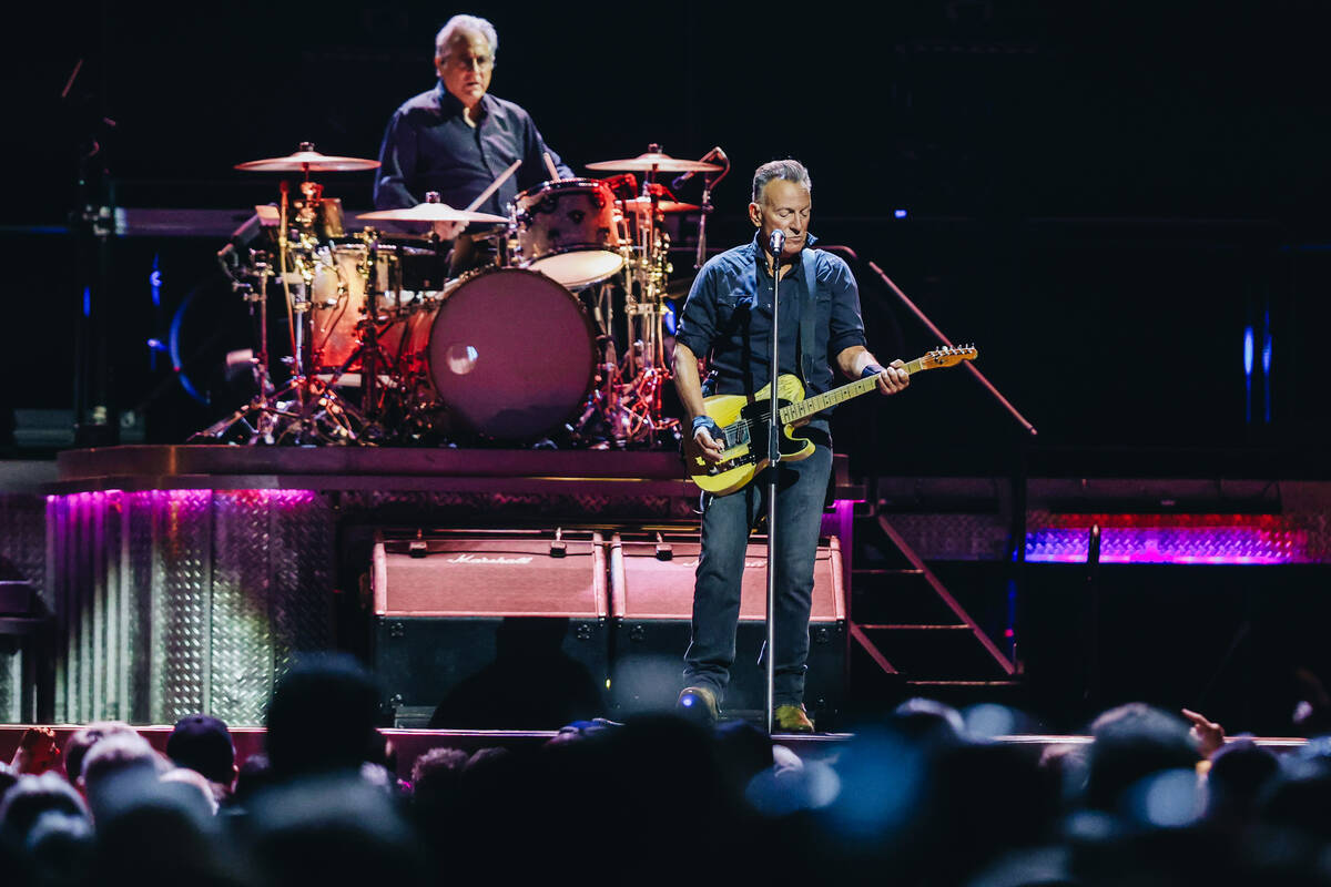 Bruce Springsteen performs with his E Street Band during the Springsteen & E Street Band 2024 W ...