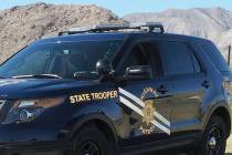Nevada Highway Patrol vehicle. (File/Las Vegas Review-Journal)
