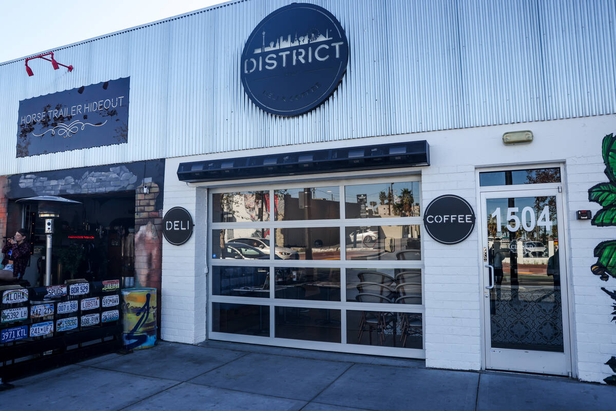 District Deli & Coffee in the Arts District in Las Vegas, Tuesday, April 2, 2024. (Rachel A ...