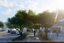 Summerlin A new urban land trail design is being incorporated into select areas of Summerlin t ...