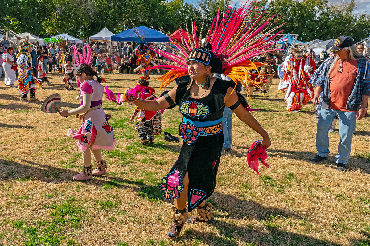 The 24th Annual Pahrump Powwow takes place at Petrack Park, with members of a variety of Native ...