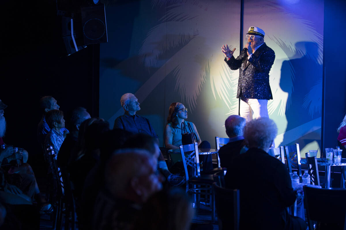 Kevin Sucher of The Docksiders performs during a show at the Rio hotel-casino in Las Vegas, Sat ...