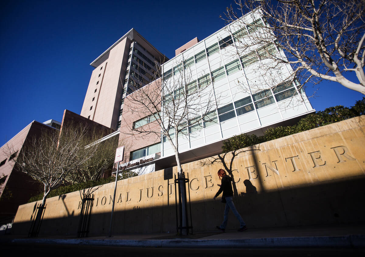 The Regional Justice Center,200 Lewis Avenue, as seen on Tuesday, Jan. 14, 2014. (Jeff Scheid/L ...