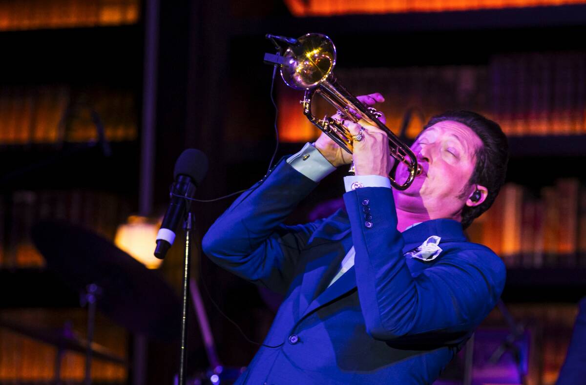 Brian Newman performs in his "After Dark" show at NoMad Library during the early hours of Frida ...