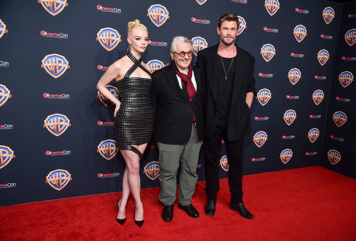 Anya Taylor-Joy, George Miller and Chris Hemsworth attend Warner Bros. Pictures' "The Big Pictu ...