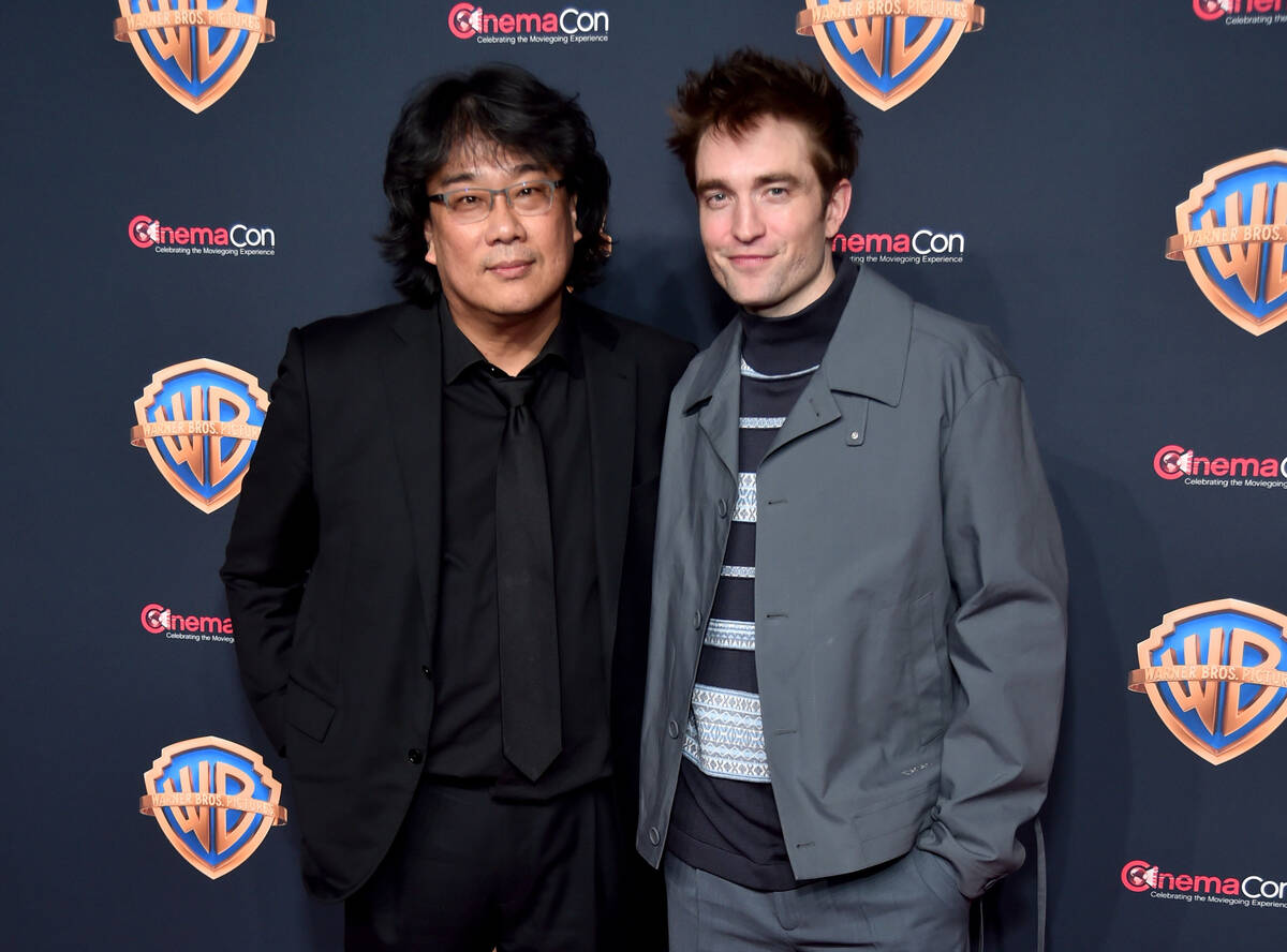 ong Joon-ho and Robert Pattinson attend Warner Bros. Pictures' "The Big Picture," a special pre ...