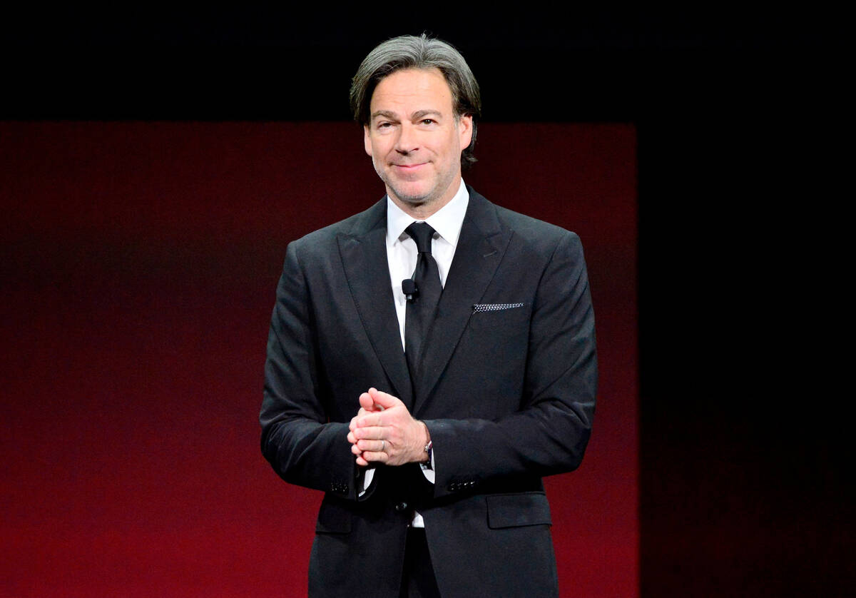 Peter Safran, Co-Chairman and CEO, DC Studios speaks onstage during Warner Bros. Pictures' "The ...