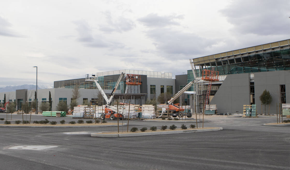 The UFC Corporate Campus is under construction at Torrey Pines Drive and Rafael Rivera Way in L ...