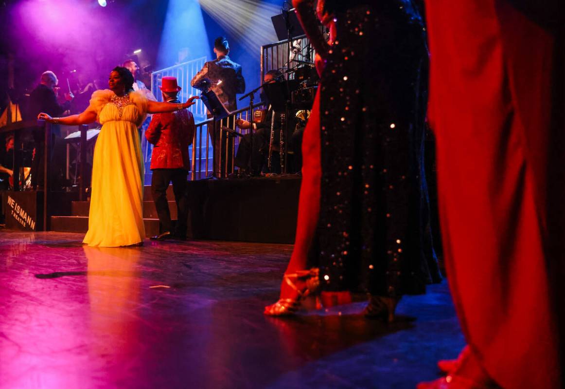 Michelle Marshall performs during dress rehearsal for FOLLIES, a broadway musical at Access Sho ...