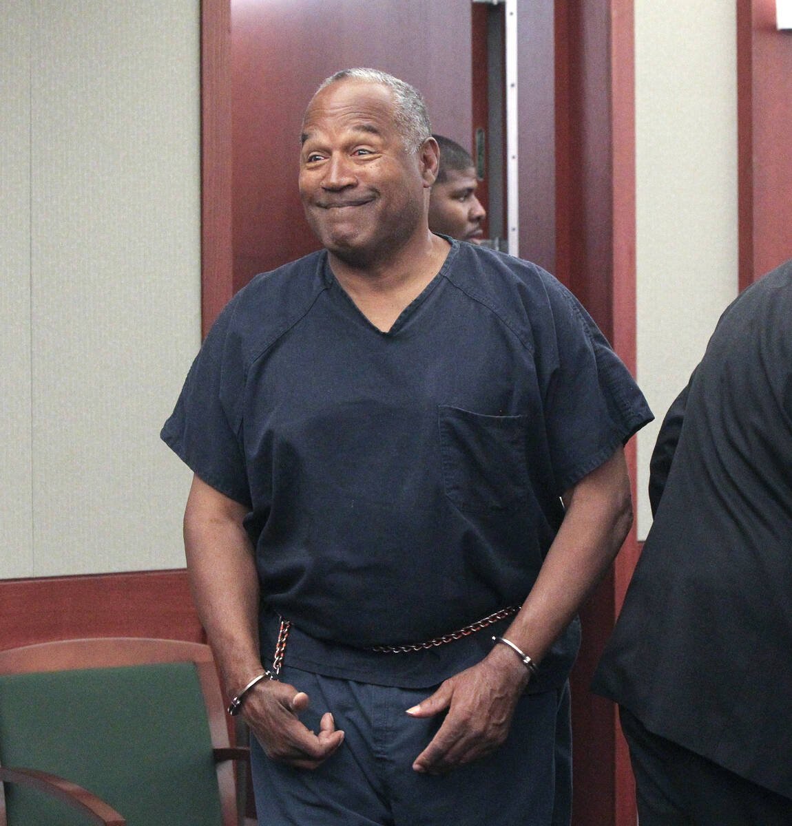 O.J. Simpson appears at Clark County Regional Justice Center in Las Vegas Monday, May 13, 2013. ...