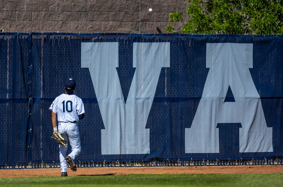 Spring Valley outfielder Aidrik Teal watches the ball clear the back fence for another Basic ho ...