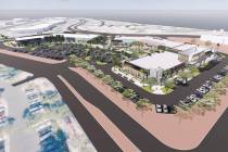 A rendering of a 100,000-square-foot shopping center planned for Green Valley. (CNR Retail)