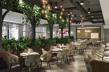A rendering of the dining room at Lexie's Bistro set to open in May 2024 in Henderson. (Lexie's ...