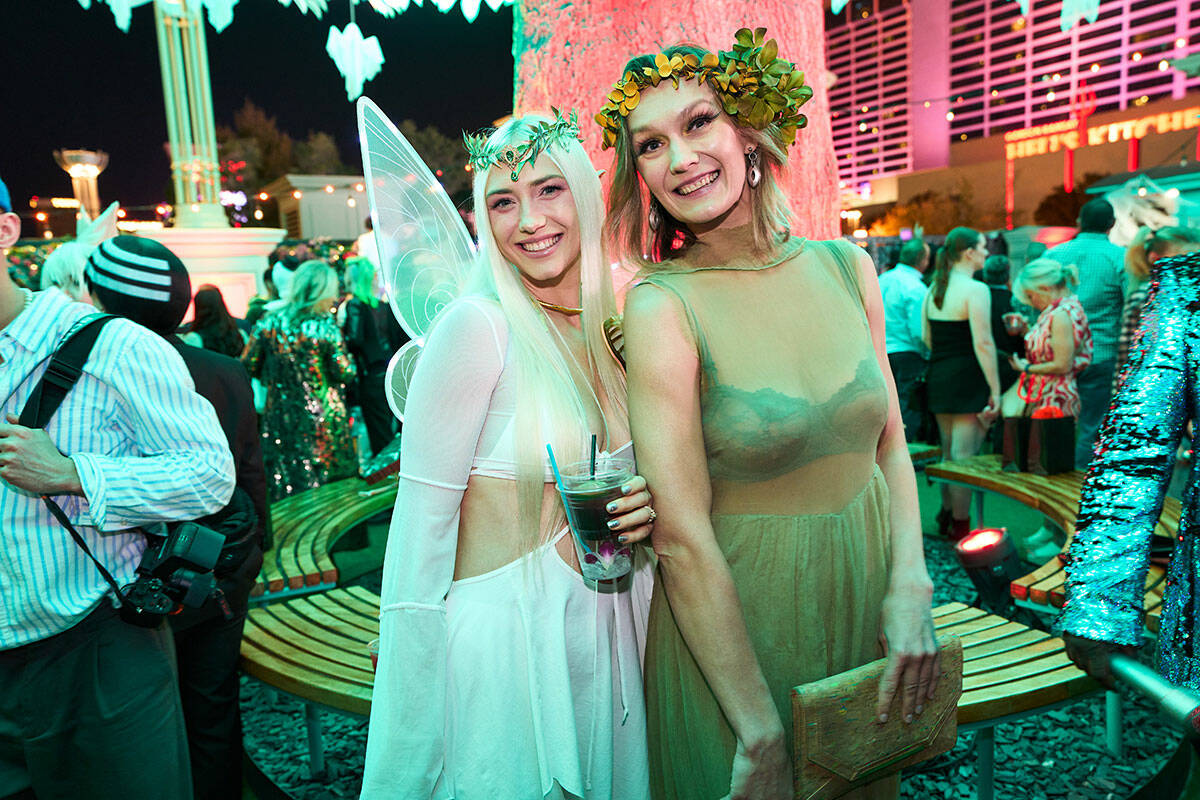 The scene from the 13th anniversary of "Absinthe" at Caesars Palace on Wednesday, April 10, 202 ...