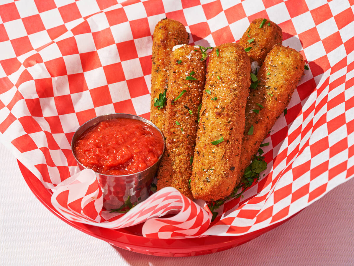 Mozzarella sticks from Parm Famous Italian, set to open in spring 2024 in Proper Eats Food Hall ...