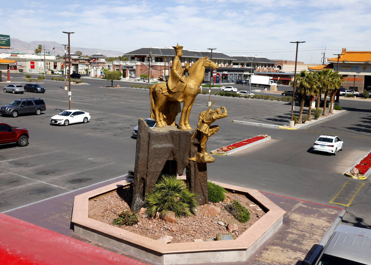 Chinatown Mall on Spring Mountain Road is pictured, on Friday, April 12, 2024, in Las Vegas. Cl ...