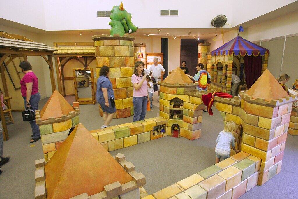 Amazing Castle exhibit at the Lied Discovery Children's Museum on July 1, 2004. (Gary Thompson/ ...