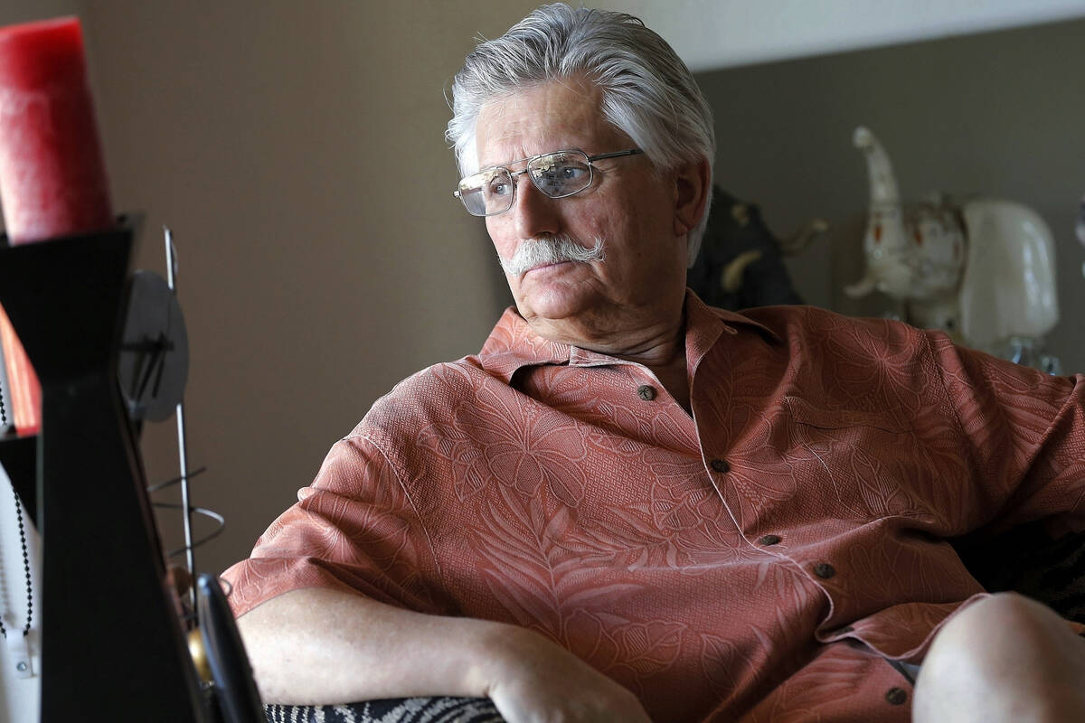 Fred Goldman, father of murder victim Ron Goldman, sits in his home in Peoria, Ariz., on May 20 ...