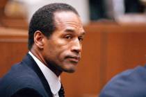 O.J. Simpson sits at his arraignment in Superior Court in Los Angeles on July 22, 1994. O.J. Si ...