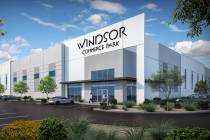 An artist's rendering of Lincoln Property Co.'s planned Windsor Commerce Park industrial comple ...