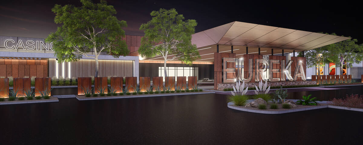 A design rendering of Eureka resort-casino's exterior. The Mesquite property is planning a $100 ...