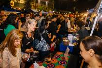 The crowd at the 2023 Vegas Unstripped food and drink festival in downtown Las Vegas. In 2024, ...