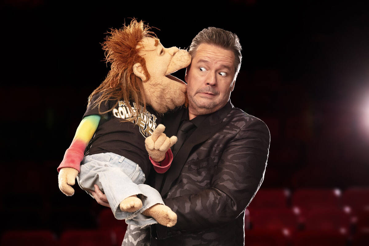 Terry Fator, shown with Duggie Scott Walker, opens his new show at The Strat Showroom on May 23 ...