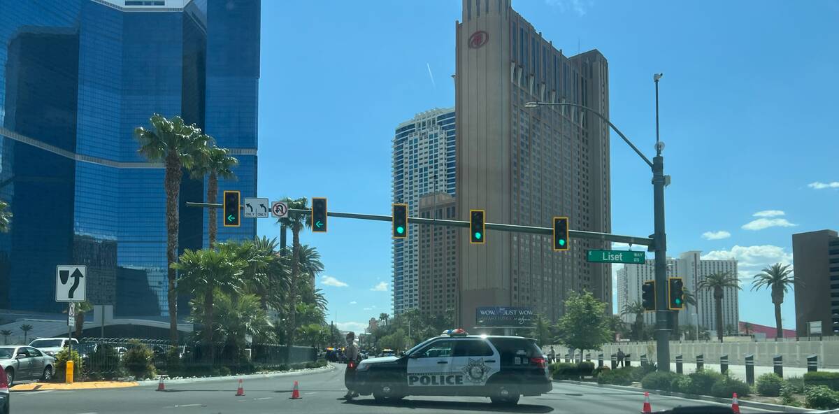 The Las Vegas Metropolitan Police Department was involved in two separate vehicle pursuits on S ...