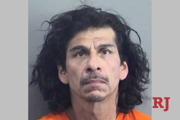 Efrain Chavarin, 51, was booked into the North Las Vegas Community Correctional Center on charg ...