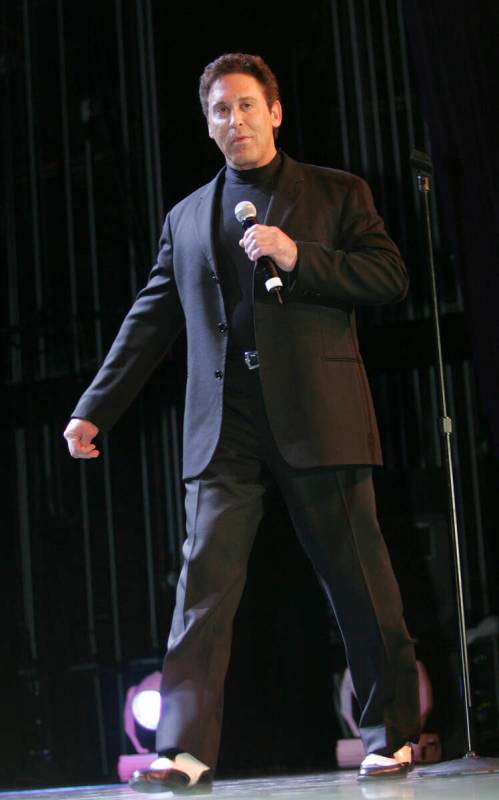 Danny Gans performs on stage during the Black & White Ball for Nevada Ballet Theatre held at th ...