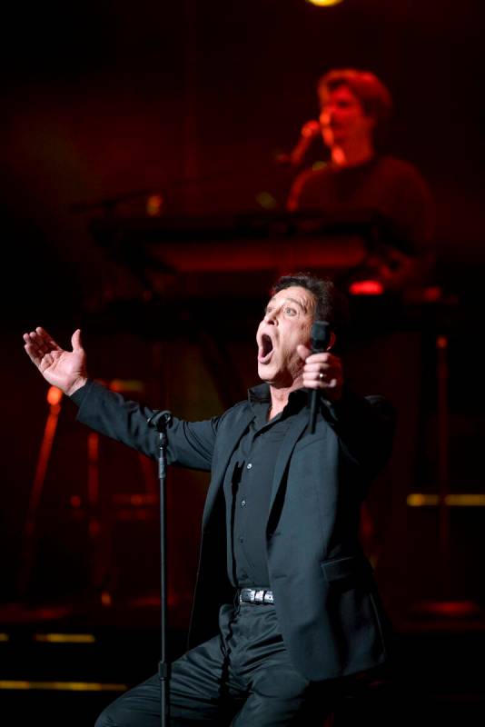 Danny Gans performs at the Encore Theater February 6, 2009, in Las Vegas. (Las Vegas Review-Jou ...