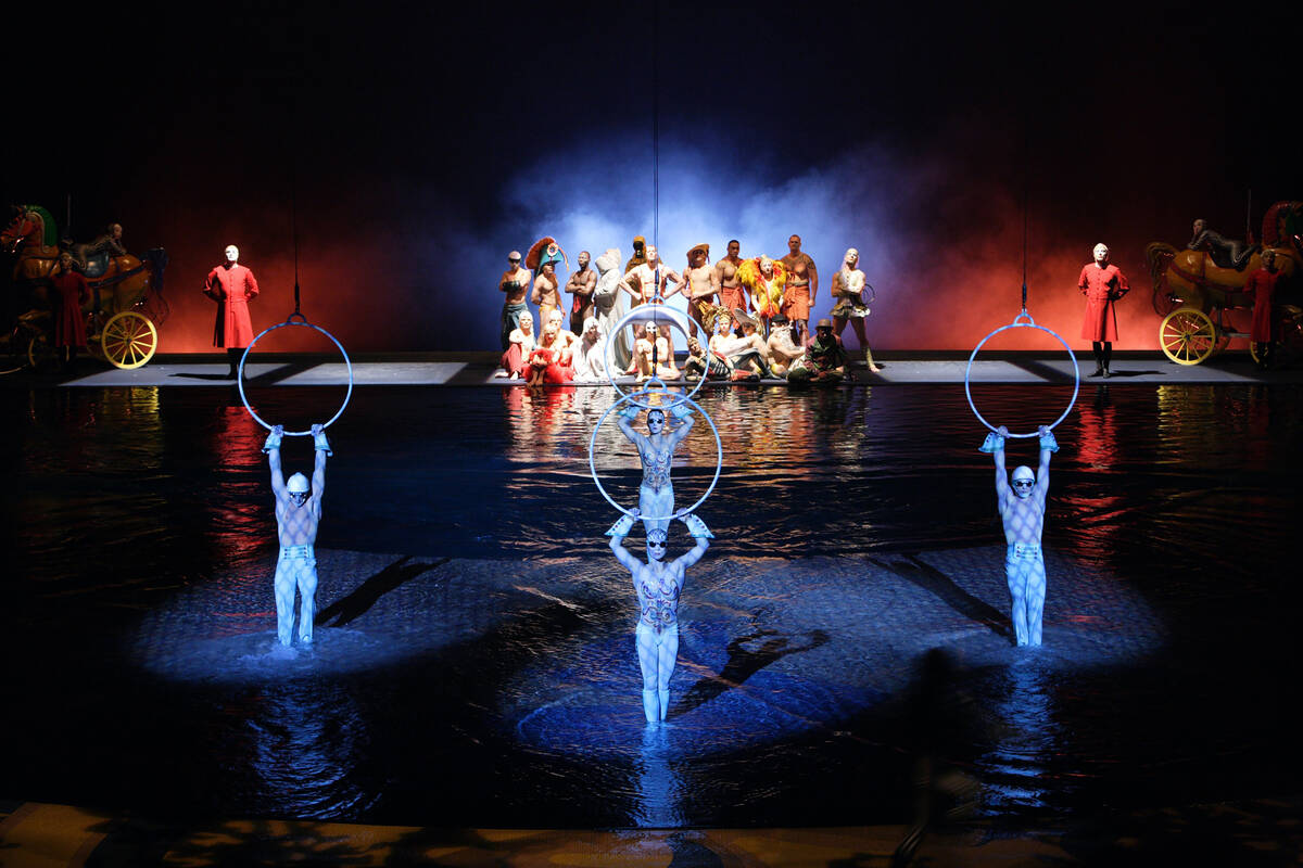 Cirque du Soleil's "O" celebrated its 25th anniversary on Oct. 15, 2023. (Cirque du Soleil)