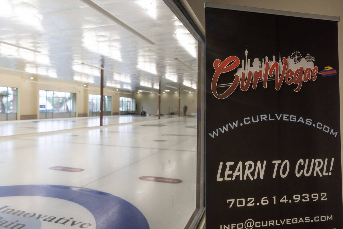 The CurlVegas curling facility on Thursday, April 25, 2024, in Las Vegas. (Ellen Schmidt/Las Ve ...